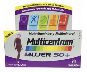 Multicentrum mujer 50+ 90 comprimidos