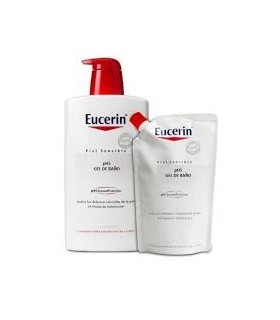 Eucerin  p h 5 gel de baño piel sensible 1 litro