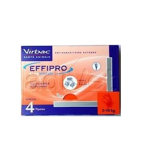 EFFIPRO 67 mg Perros pequeño 4 pip. ( 2 - 10 kg)