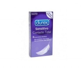 Durex® Sensitivo Contacto Total preservativos 6uds